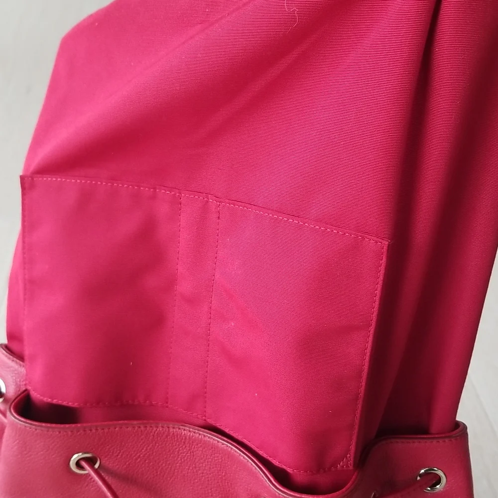 Coach Billie Leather Backpack in Classic Red